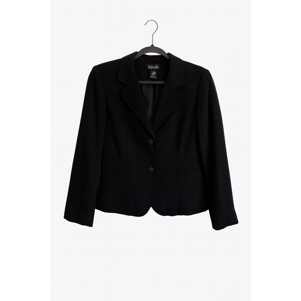 Rafaella Black Textured Blazer – Petite 14P – Excellent Condition